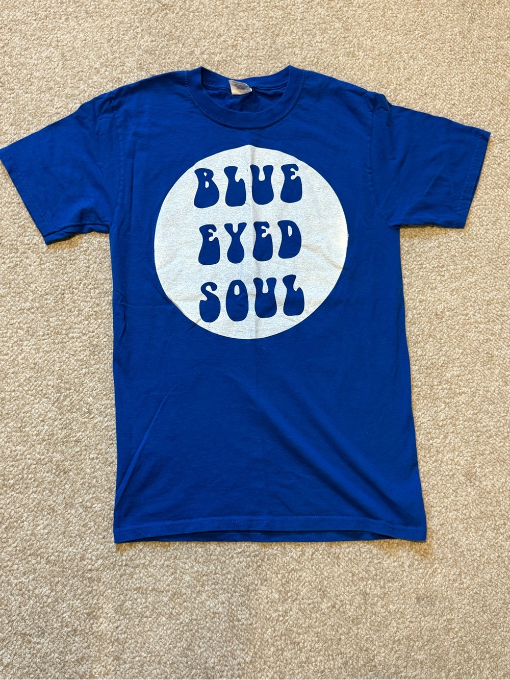 Fruit of the Loom Blue 'Blue Eyed Soul' Graphic Tee